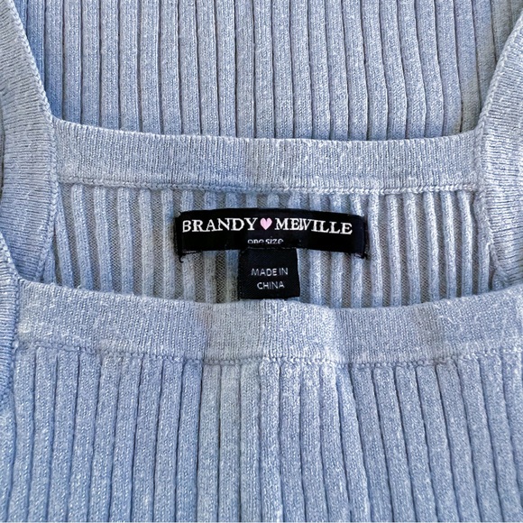 Brandy Melville High Neck Sweater Tank Top - Picture 6 of 7